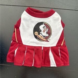 Pet Cheerleader Dress - Garnet and White,  Florida State University
